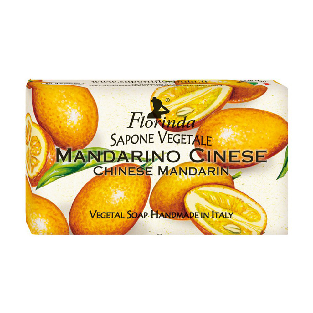 

Уцінка! Натуральне мило Florinda Vegetal Soap Chinese Mandarin Китайський мандарин, 100 г