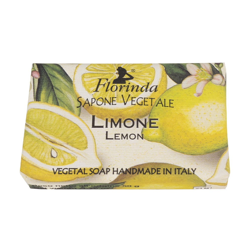 

Уцінка! Натуральне мило Florinda Vegetal Soap Lemon Лимон, 50 г