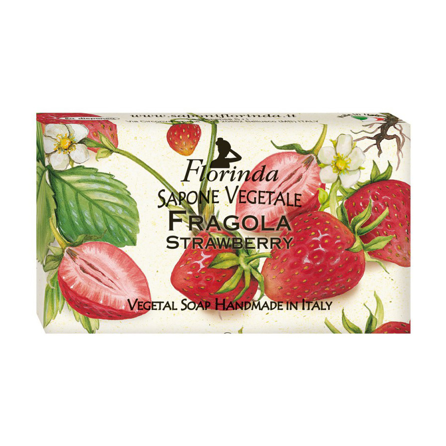 

Уцінка! Натуральне мило Florinda Vegetal Soap Strawberry Полуниця, 100 г