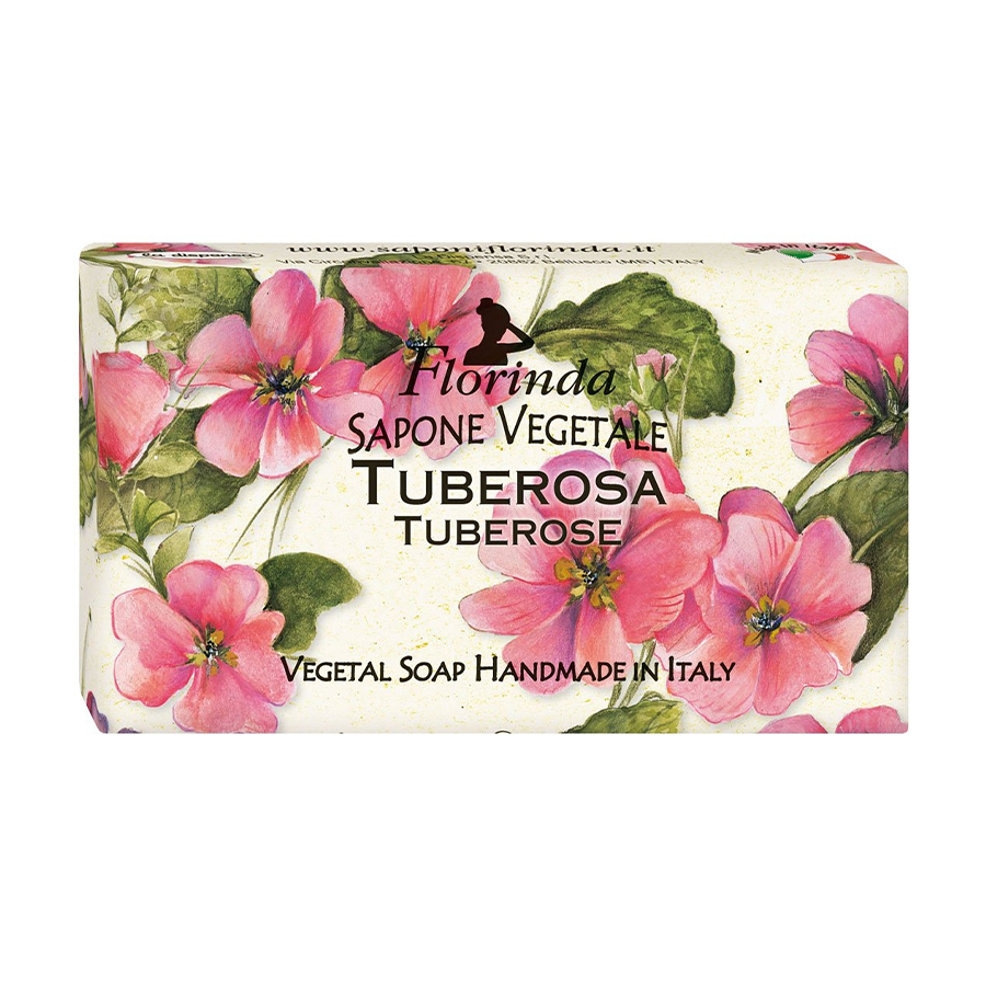 

Уцінка! Натуральне мило Florinda Vegetal Soap Tuberose Тубероза, 100 г