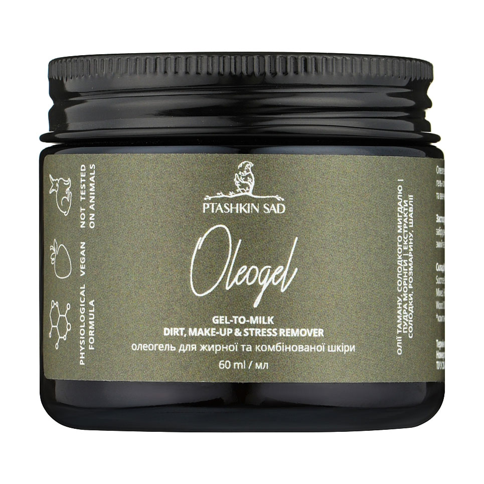 

Уцінка! Олеогель для обличчя Ptashkin Sad Oleogel для жирної та комбінованої шкіри, 60 мл
