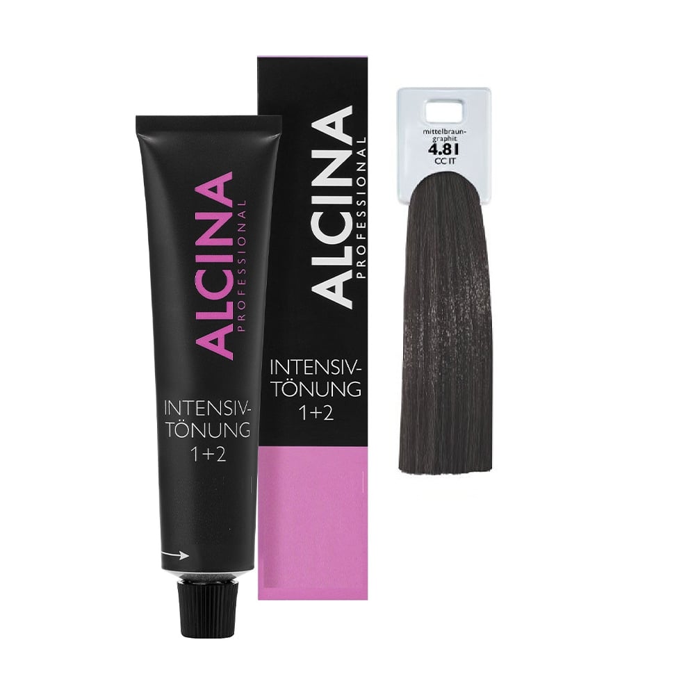 

Уцінка! Тонувальна фарба для волосся Alcina Color Creme Intensive-Toning 4.81 Medium Brown Graphite, 60 мл