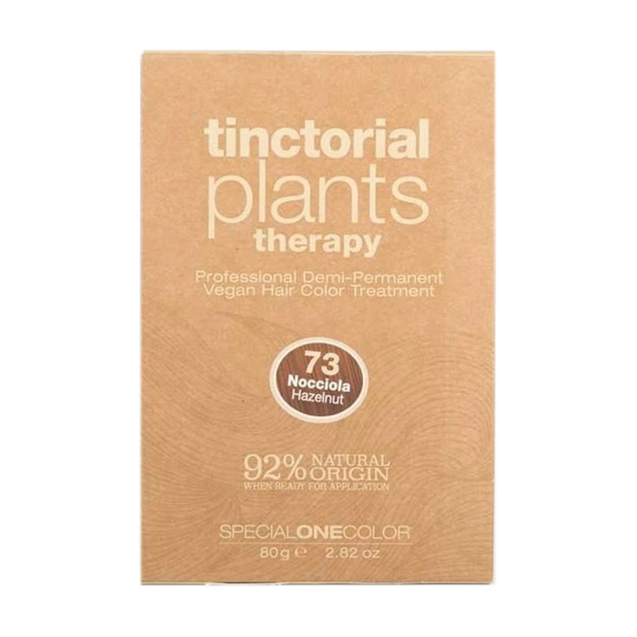 

Уцінка! Тонувальна фарба для волосся Trendy Hair Tinctorial Plants Therapy Demi-Permanent Vegan Hair Color 73 Hazelnut, 80 г