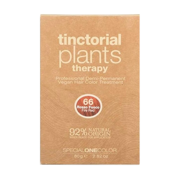 

Уцінка! Тонувальна фарба для волосся Trendy Hair Tinctorial Plants Therapy Demi-Permanent Vegan Hair Color 66 Fire Red, 80 г