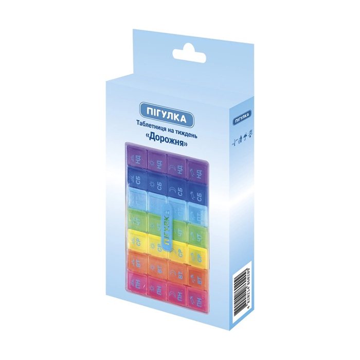 

Таблетниця на тиждень Пігулка Дорожня