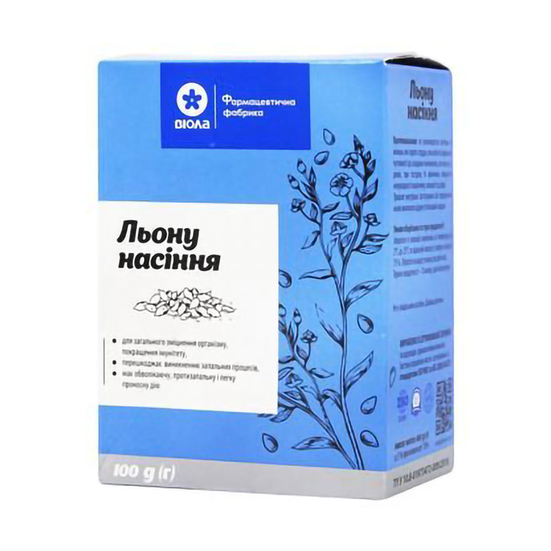 

Льону насіння Віола Flax Seeds, 100 г