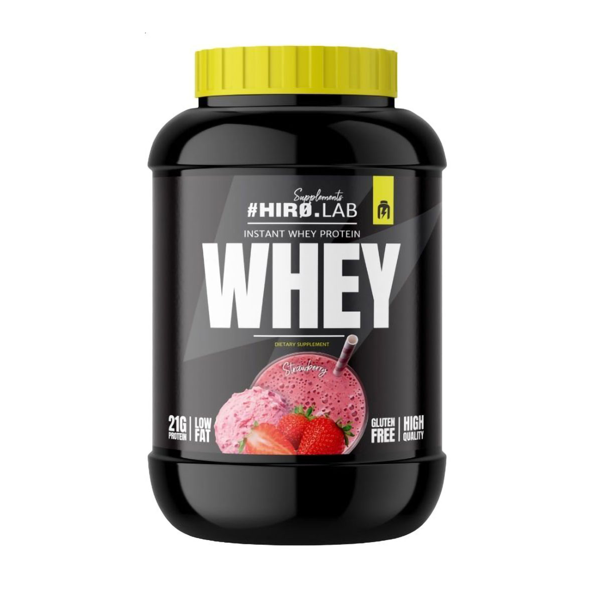 

Уцінка! Протеїн Hiro.Lab Instant Whey Protein в порошку, зі смаком полуниці, 2 кг