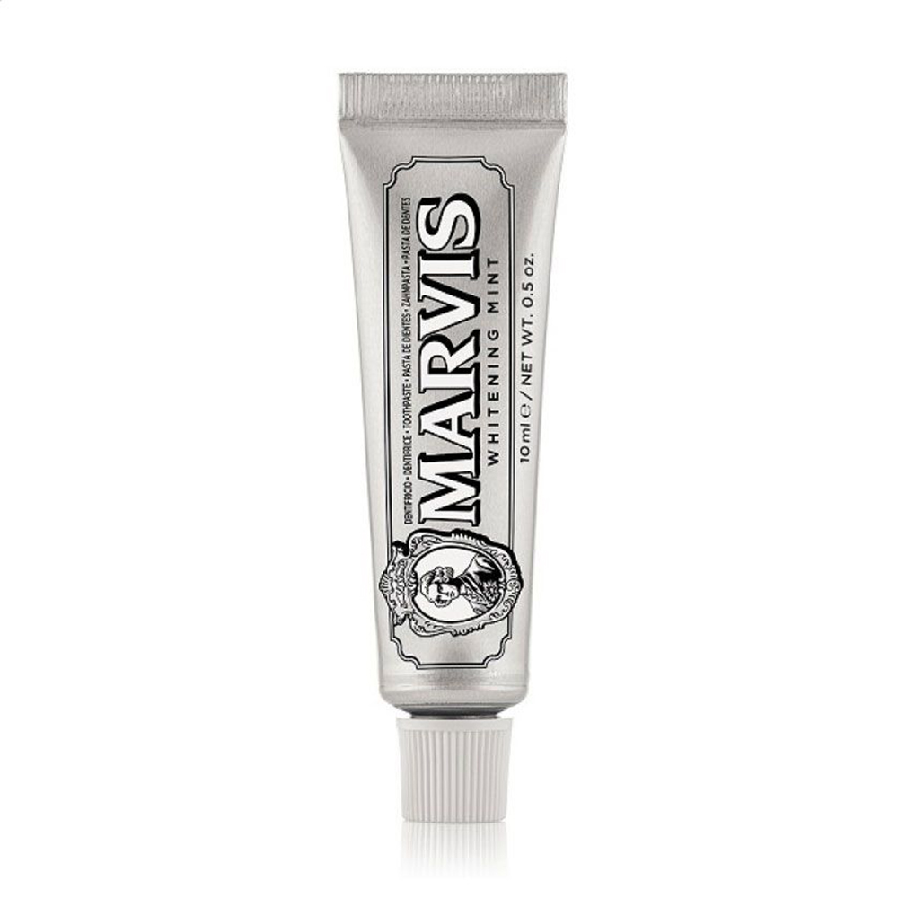 

Подарунок! Відбілювальна зубна паста Marvis Whitening Mint зі смаком м'яти, 10 мл