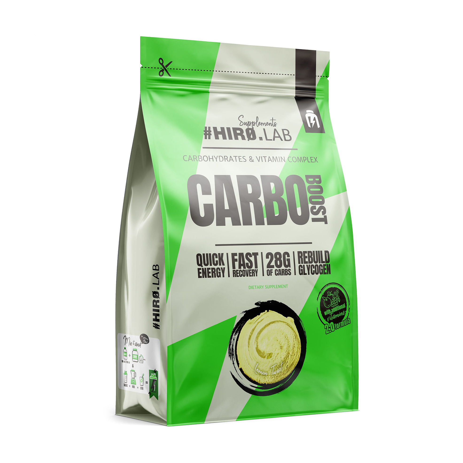 

Вуглеводи Hiro.Lab Carbo Boost Лимонний твіст, в порошку, 1 кг