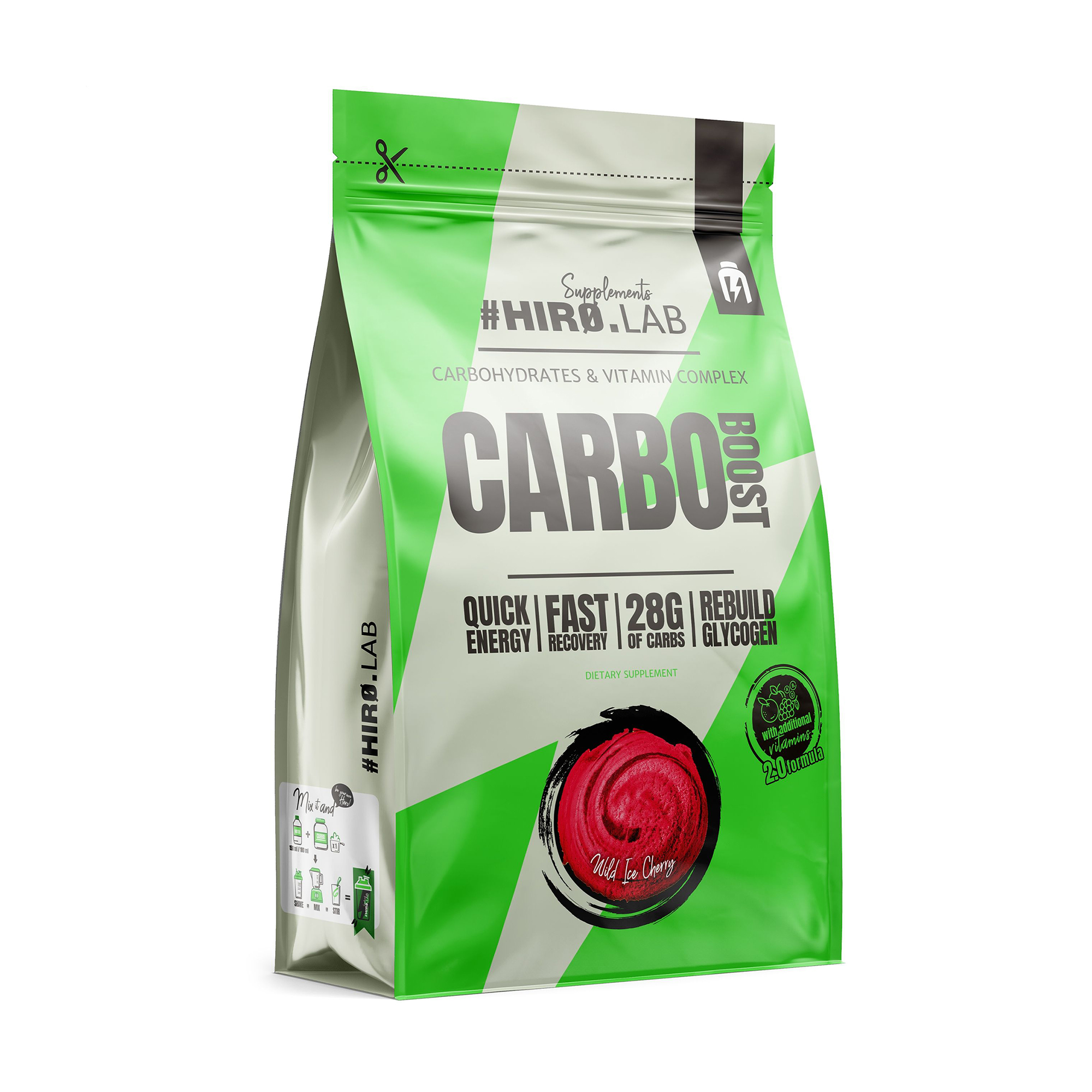 

Вуглеводи Hiro.Lab Carbo Boost Дика крижана вишня, в порошку, 1 кг