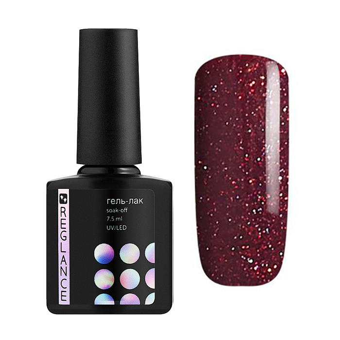 

Гель-лак для нігтів Reglance Gel Polish 030 Бордовий з мікроблиском, 7.5 мл
