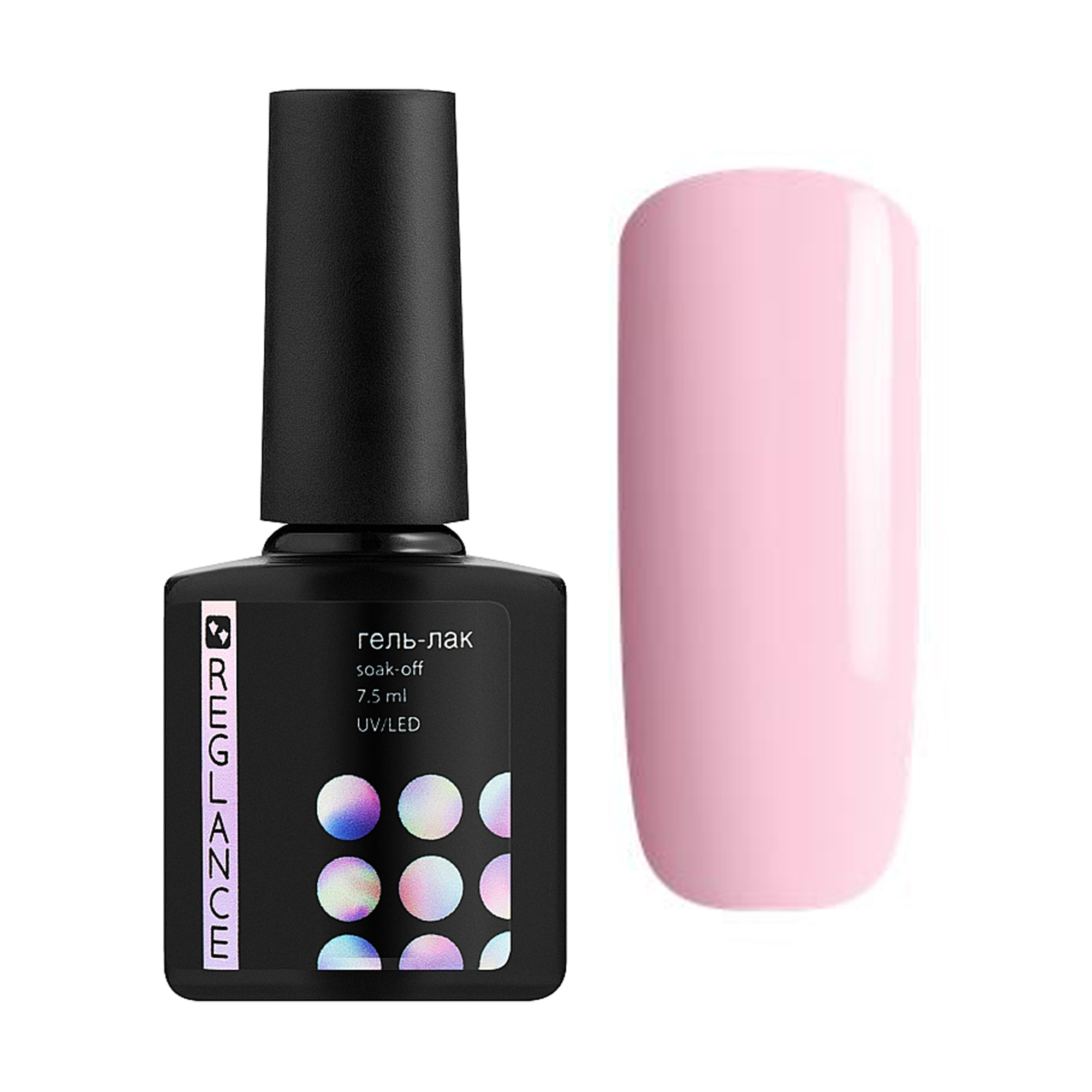 

Гель-лак для нігтів Reglance Gel Polish 105 Біло-ліловий, 7.5 мл