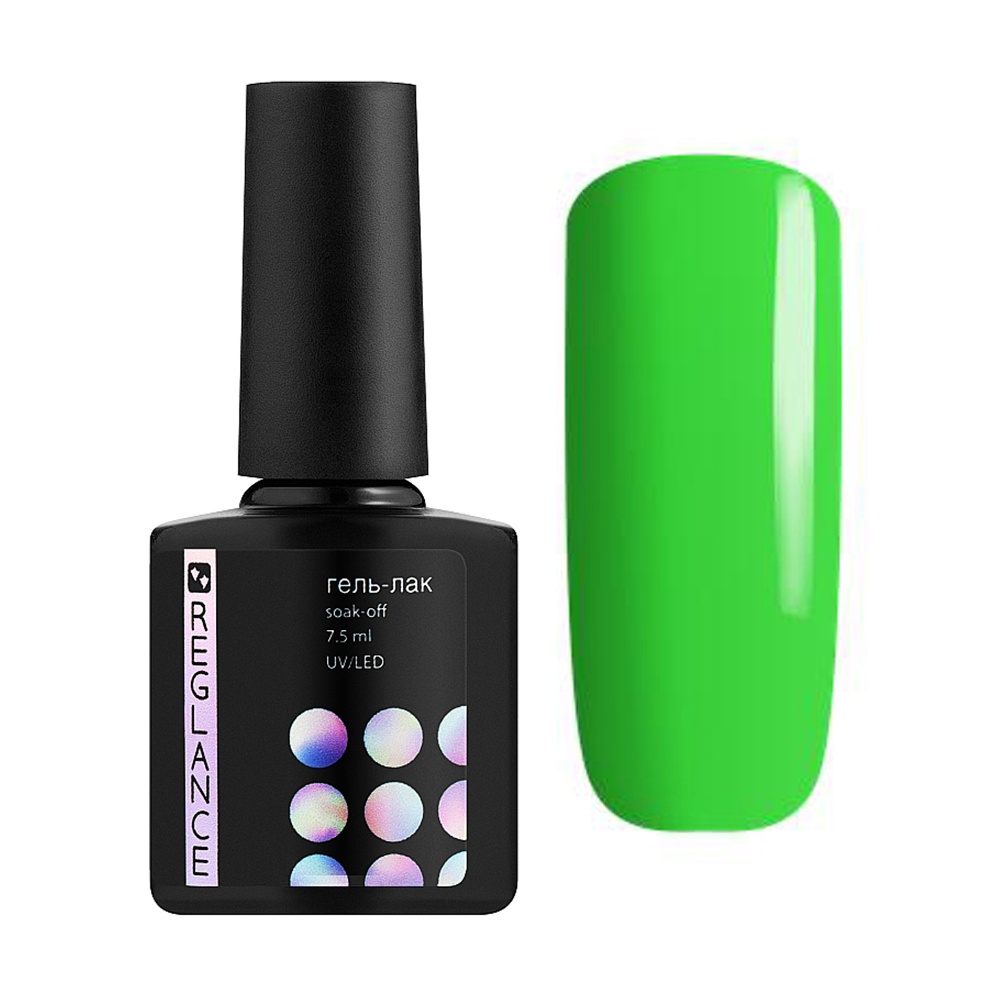 

Гель-лак для нігтів Reglance Gel Polish 156 Неоновий зелений, 7.5 мл