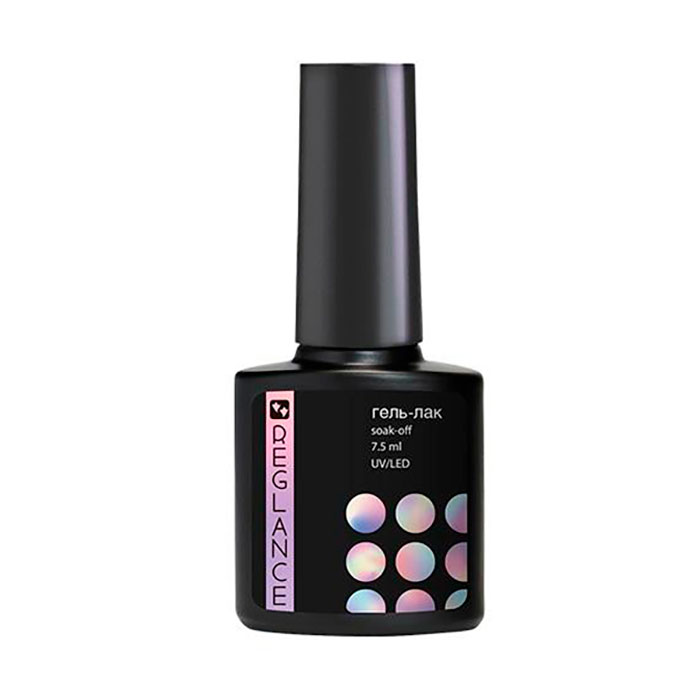 

Уцінка! Гель-лак для нігтів Reglance Gel Polish 180 Блакитний з різнокольоровим глітером, 7.5 мл