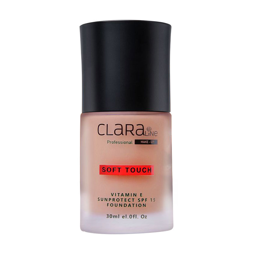 

Тональний крем для обличчя CLARAline Soft Touch SPF 15, 713 Creamy Natural, 30 мл