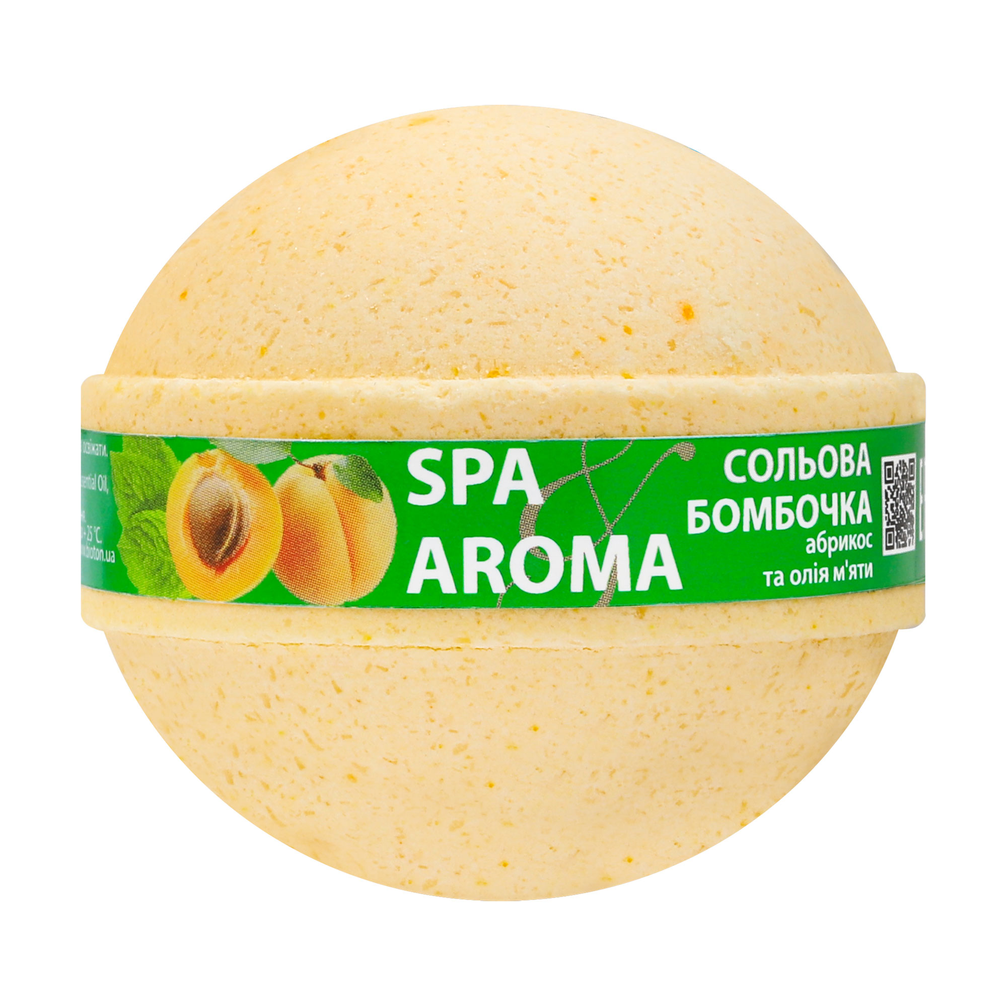 

Уцінка! Бомбочка для ванни Bioton Cosmetics Spa & Aroma Абрикос та олія м'яти, 200 г