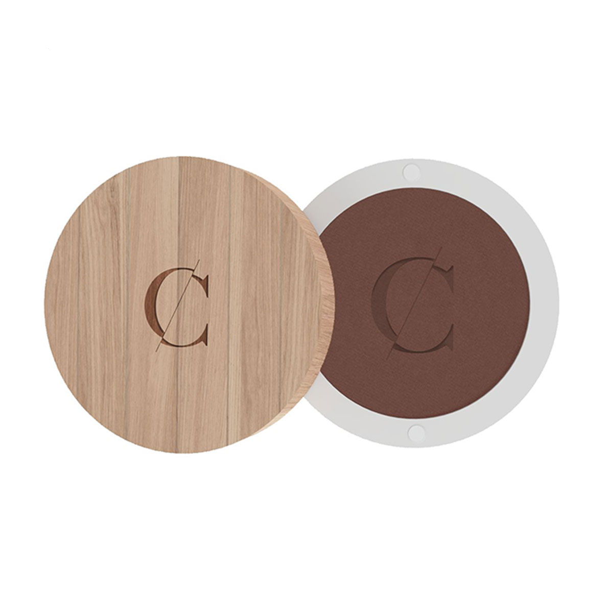 

Уцінка! Матові компактні тіні для повік Couleur Caramel Bio Eye Shadow 080, 1.7 г