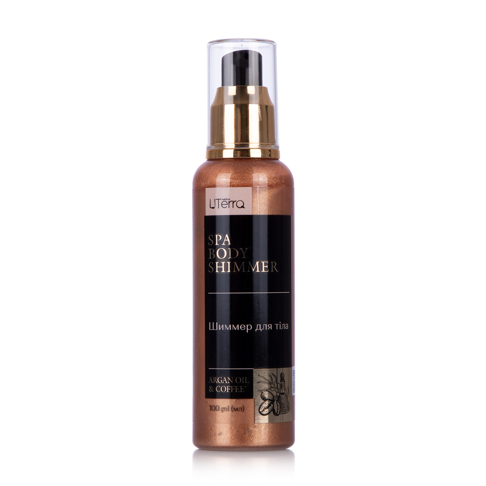 

Парфумований шимер для тіла UTerra Native Argan Oil & Coffee, 100 мл
