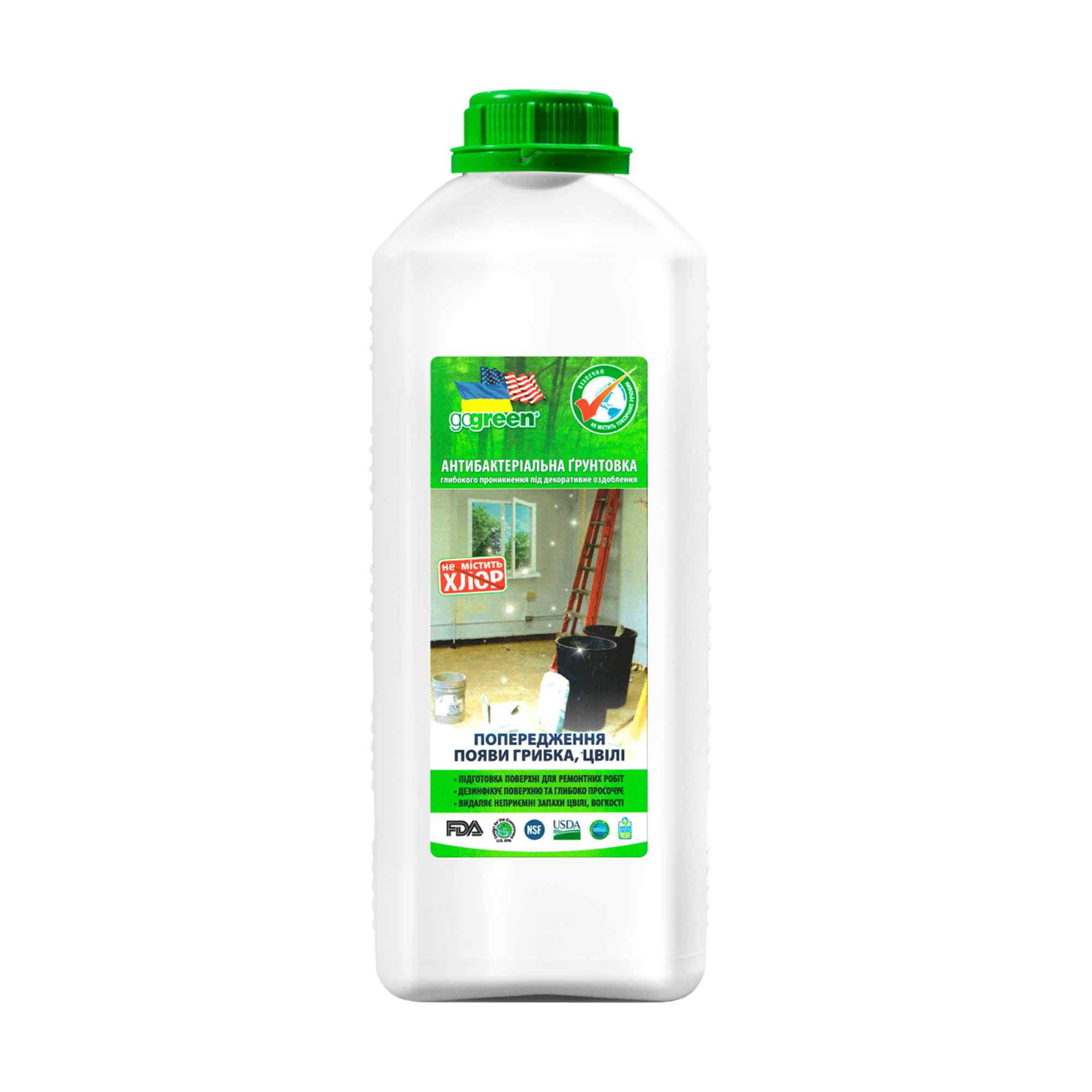 

Антибактеріальна ґрунтовка для попередження появи грибка та цвілі CPC Xtreme без хлору, 2 л