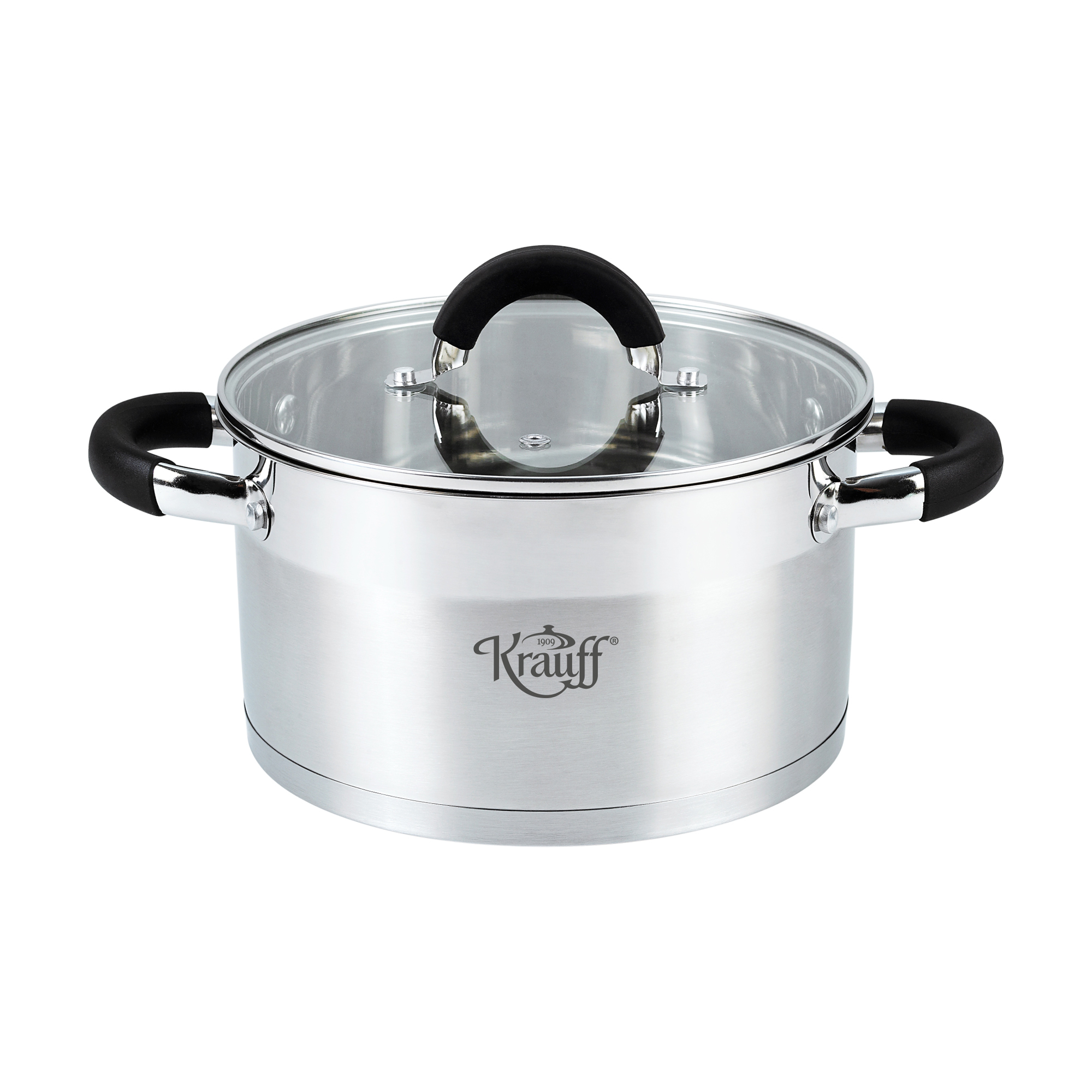 

Каструля Krauff Recht зі скляною кришкою, діаметр 18 см, 2.6 л (26-242-047)