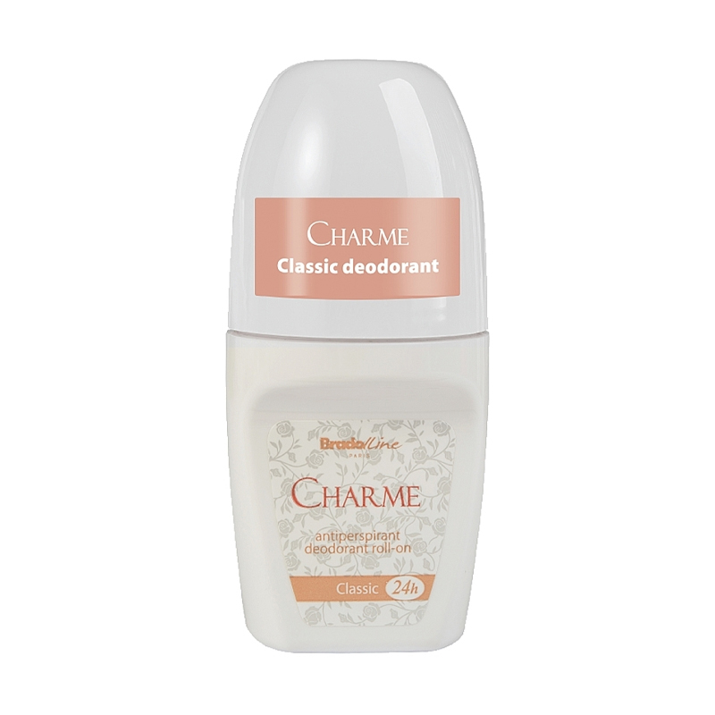 

Уцінка! Кульковий дезодорант-антиперспірант Bradoline Charme Anti-Perspirant Deodorant Roll-On Classic 24h жіночий, 50 мл