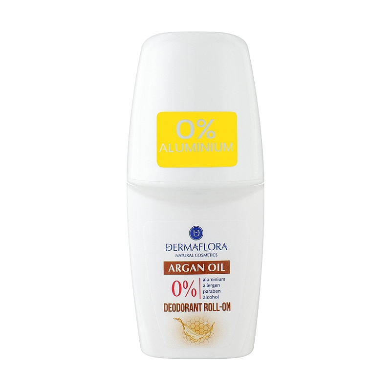 Уцінка! Кульковий дезодорант Dermaflora Argan Oil Deodorant Roll-on жіночий, з аргановою олією, 50 мл