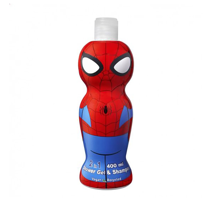 

Дитячий шампунь-гель 2 в 1 для волосся та тіла Air-Val International Spider-Man 2 In 1 Shower & Gel Shampoo 1D, 400 мл