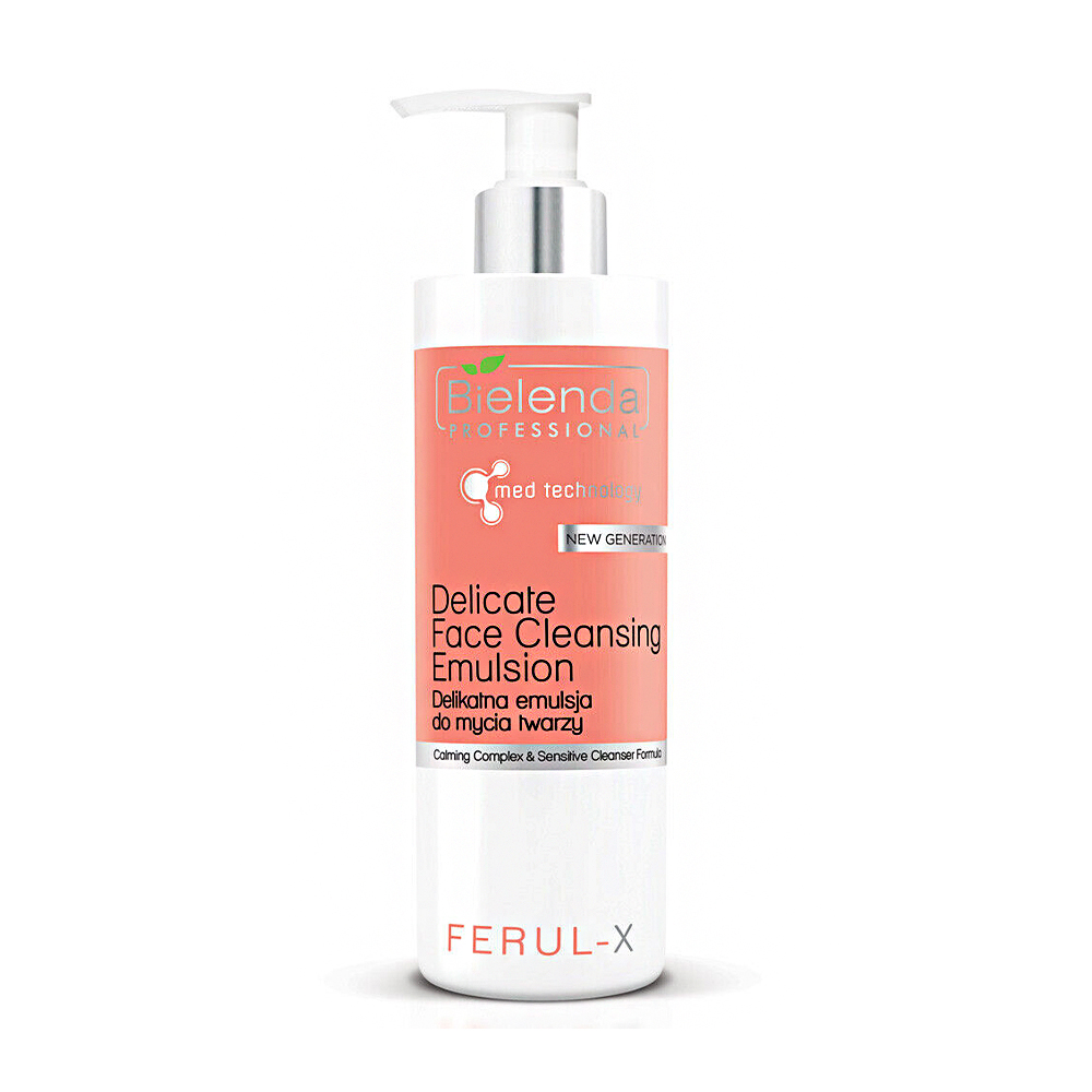 

Ніжна міцелярна емульсія для обличчя Bielenda Professional Ferul-X Delicate Face Cleansing Emulsion, 160 г