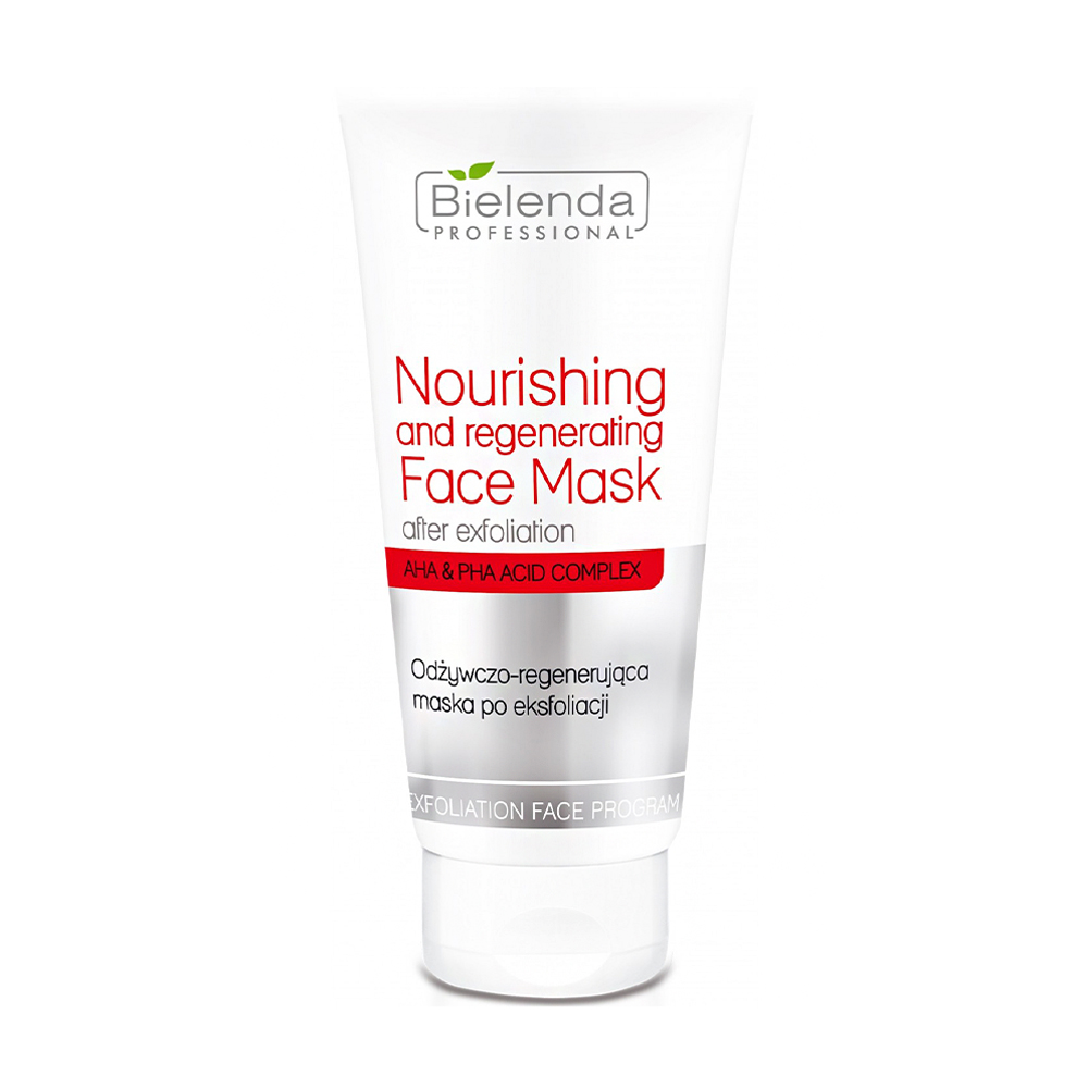

Відновлювальна живильна маска для обличчя Bielenda Professional Exfoliation Face Program Nourishing & Regenerating Face Mask, 175 мл