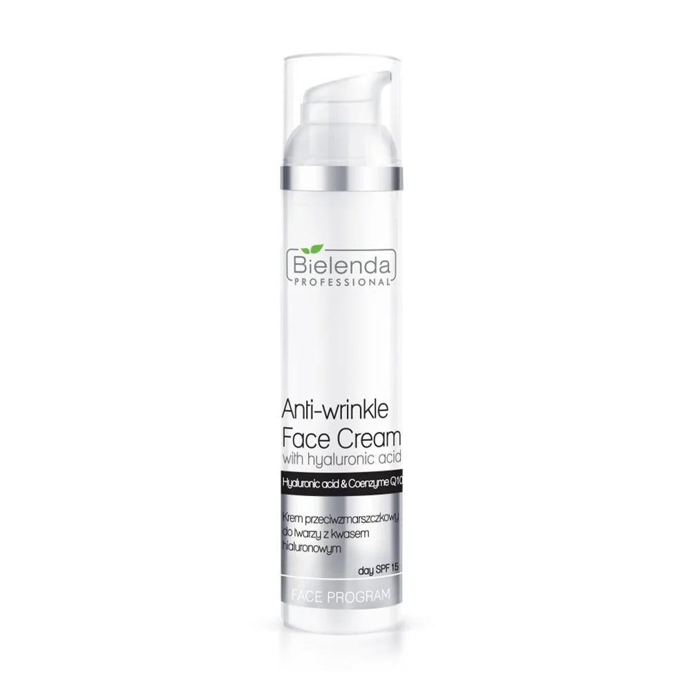 Антивіковий крем для обличчя Bielenda Professional Face Program Anti-Wrinkle Face Cream з гіалуроновою кислотою, 100 мл