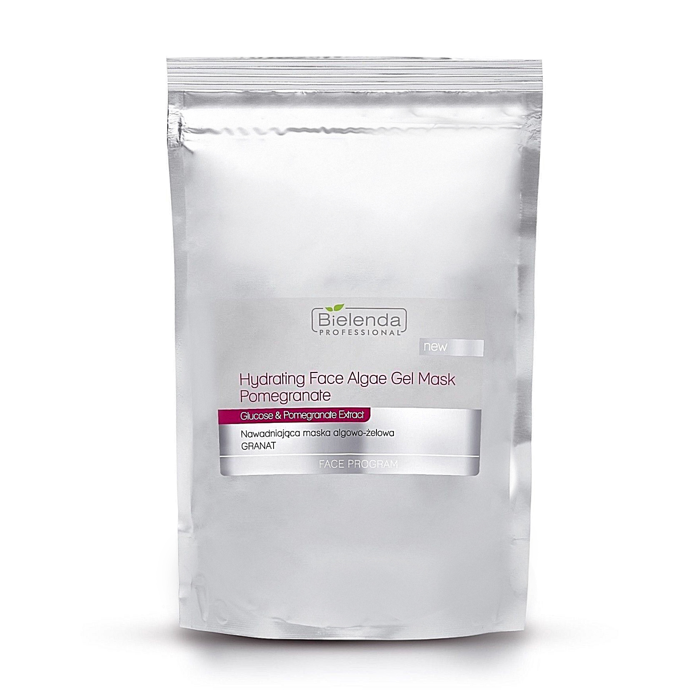 

Уцінка! Зволожувальна гель-маска для обличчя Bielenda Professional Face Program Hydrating Face Algae Gel Mask Pomegranate, 190 г (запасний блок)
