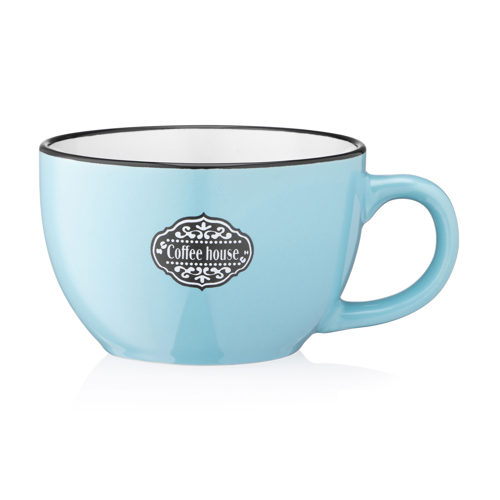 

Чашка Ardesto Floerino керамічна, блакитна, 480 мл (AR3485BL)