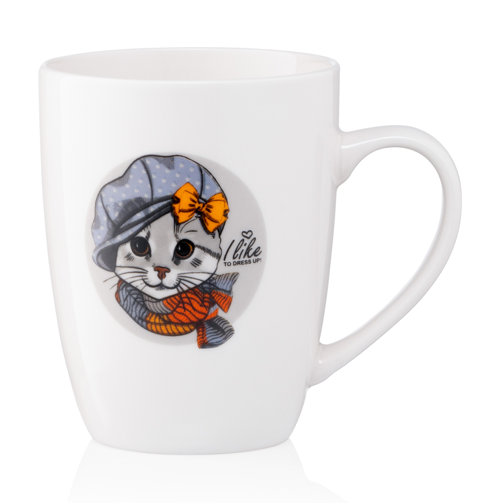 

Чашка Ardesto Lovely Cat порцеляна, 320 мл (AR3464)