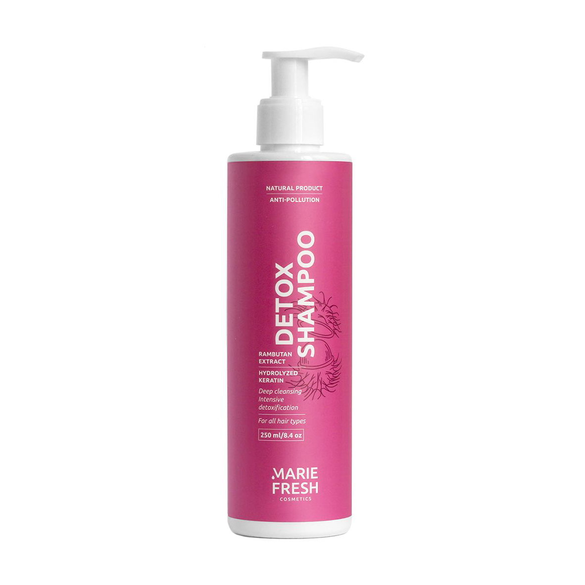 

Уцінка! Шампунь для волосся Marie Fresh Cosmetics Anti-Pollution Detox Shampoo, 250 мл