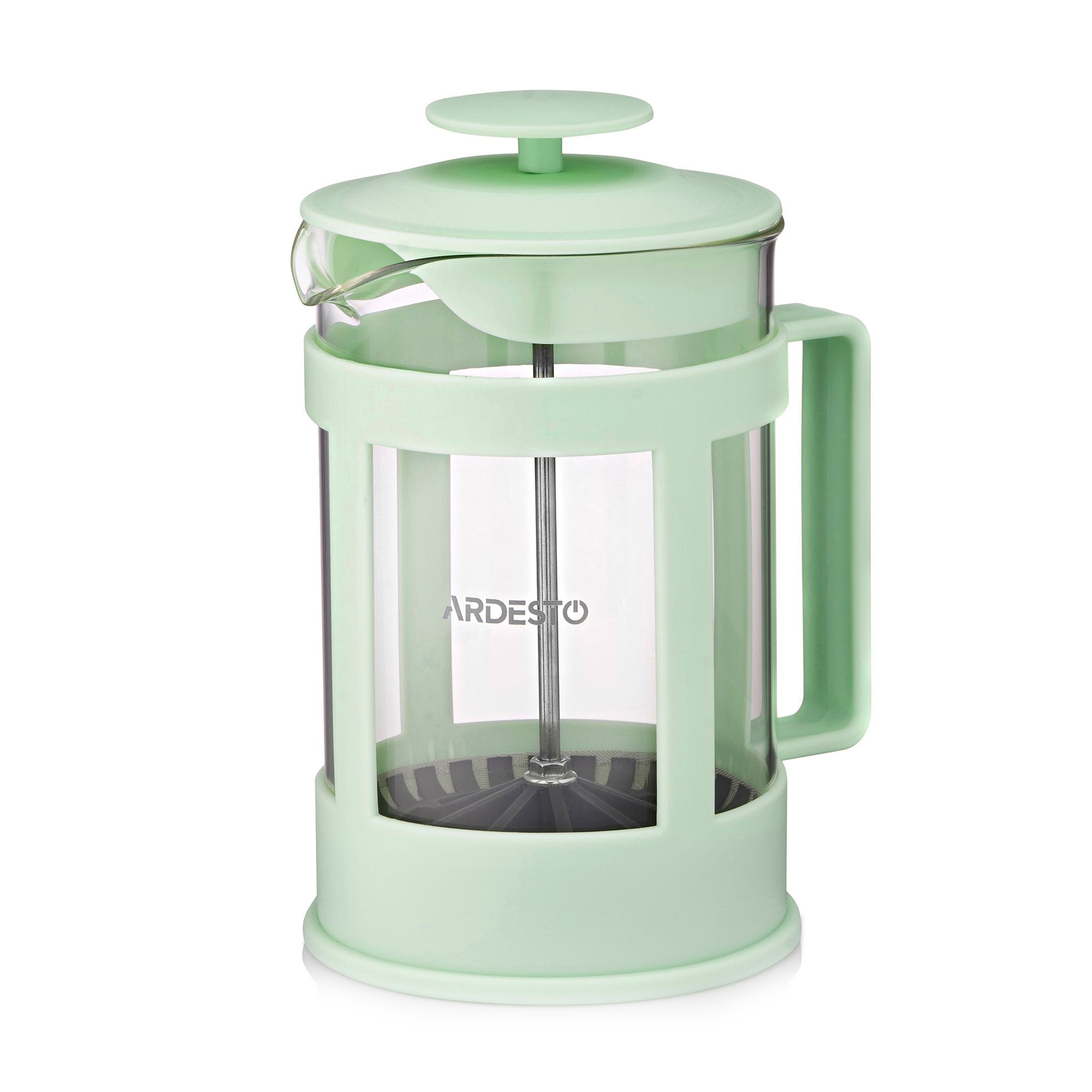 

Френч-прес Ardesto Fresh, пластик, світло-зелений, 800 мл (AR1008LGB)