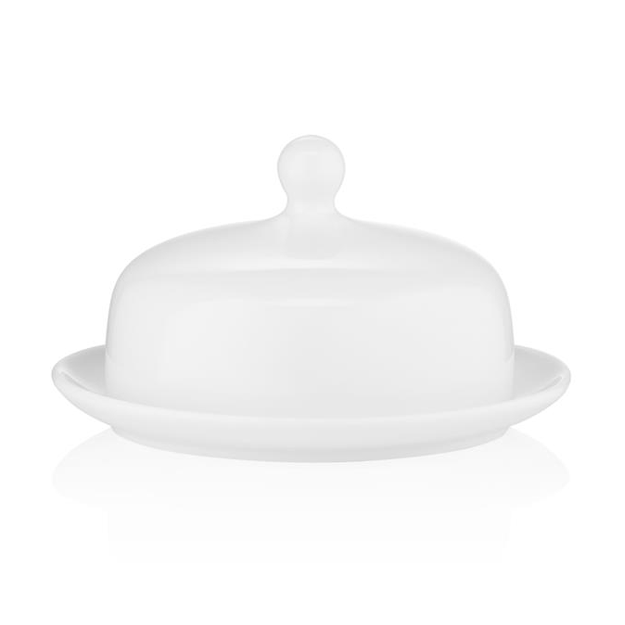 

Уцінка! Маслянка Ardesto Imola з кришкою, порцелянова, 15*9 см (AR3539I)