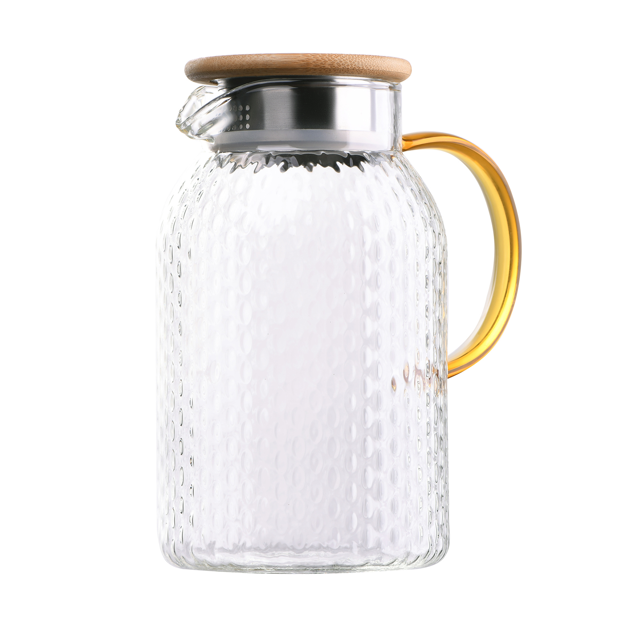 

Глечик Ardesto Dew з бамбуковою кришкою, 1.5 л (AR2615PG)