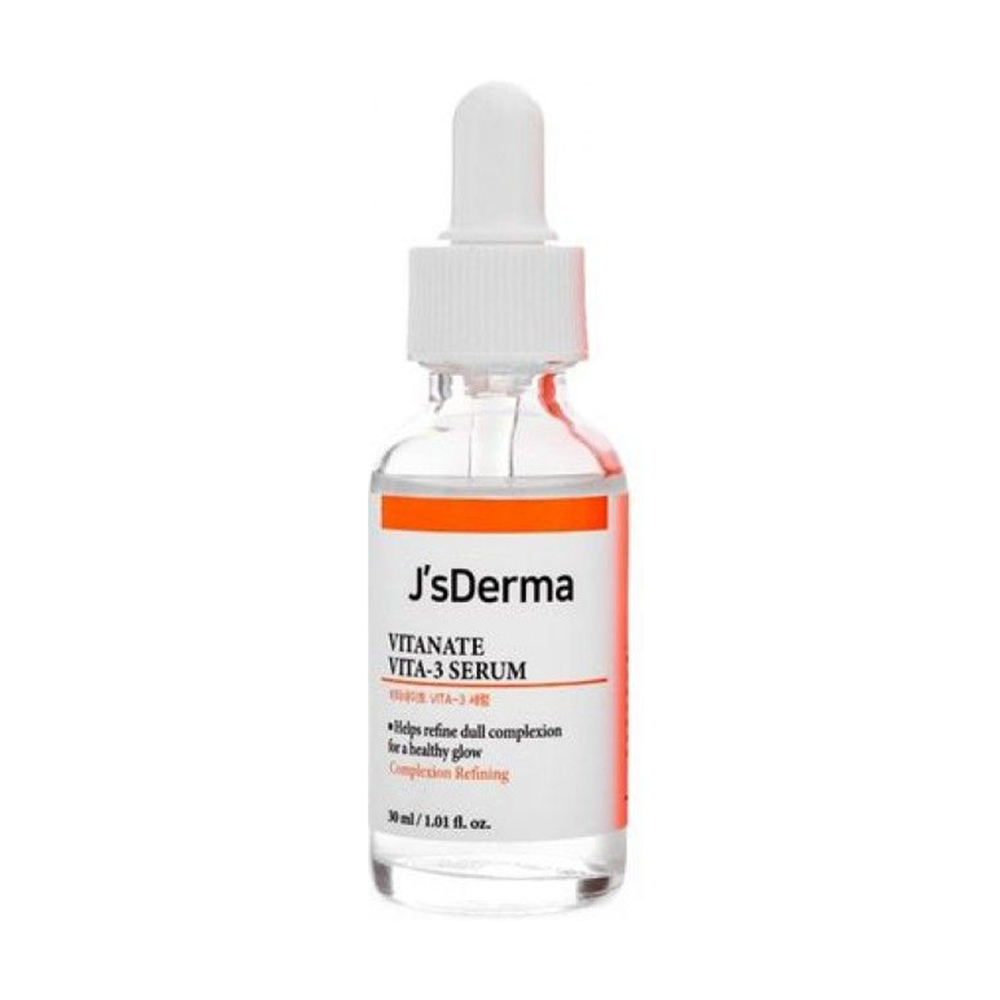 

Уцінка! Освітлювальна сироватка для обличчя J'sDerma Vitanate Vita-3 Serum з ніацинамідом, 30 мл