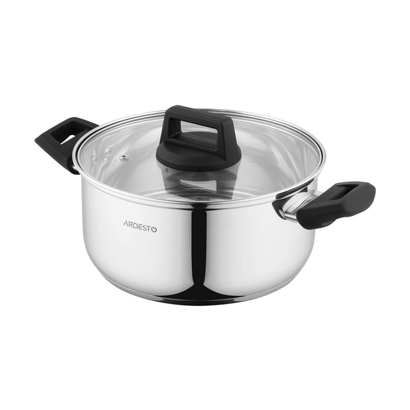 

Каструля Ardesto Gemini зі скляною кришкою, діаметр 22 см, 3.8 л (AR3538G)