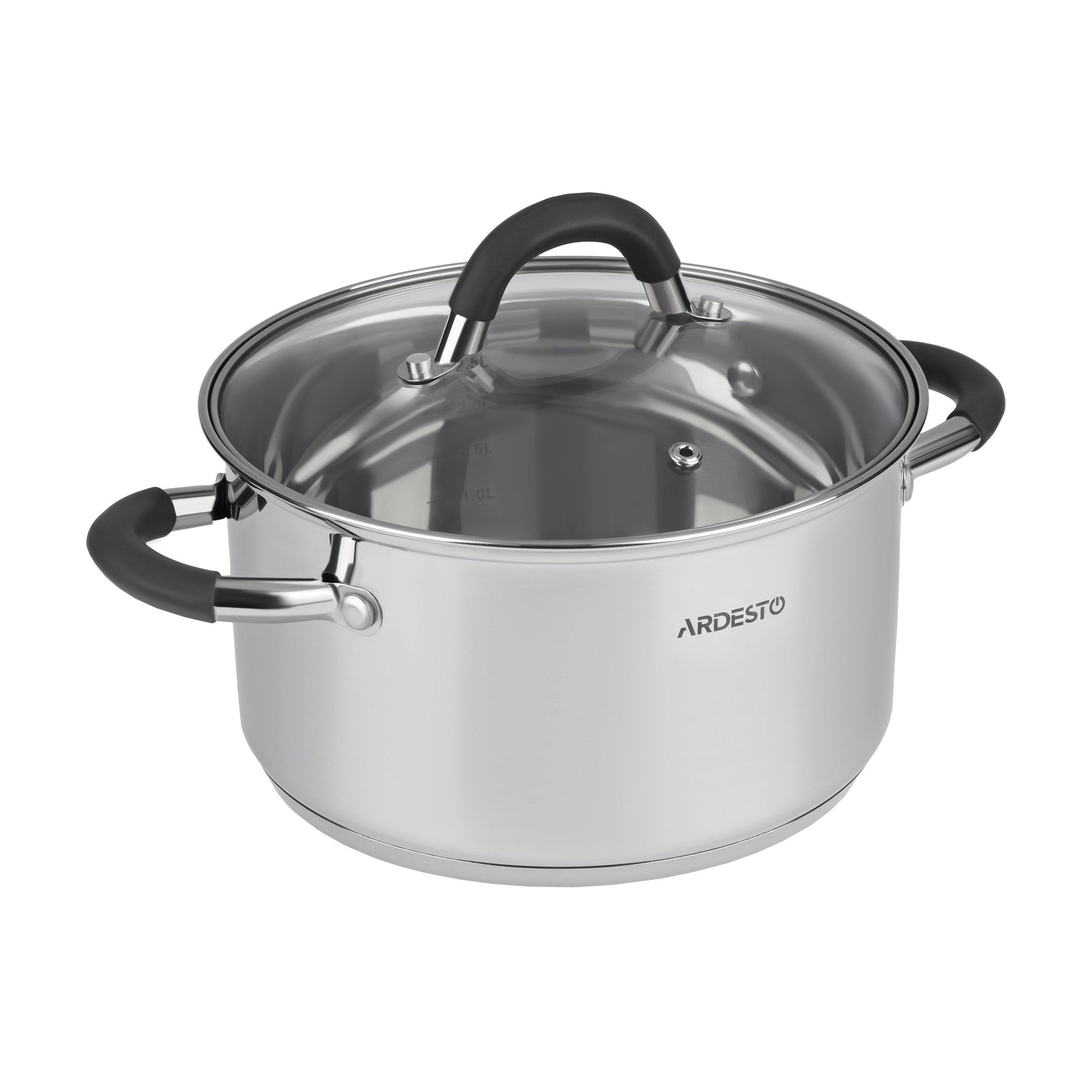 

Каструля Ardesto Gemini Salerno зі скляною кришкою, діаметр 20 см, 3.6 л (AR1936CS)