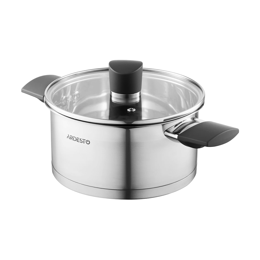 

Каструля Ardesto Gemini зі скляною кришкою, діаметр 24 см, 5.2 л (AR3652G)