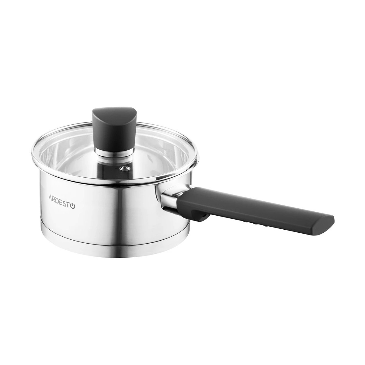 

Ківш Ardesto Gemini зі скляною кришкою, діаметр 14 см, 900 мл (AR3609G)