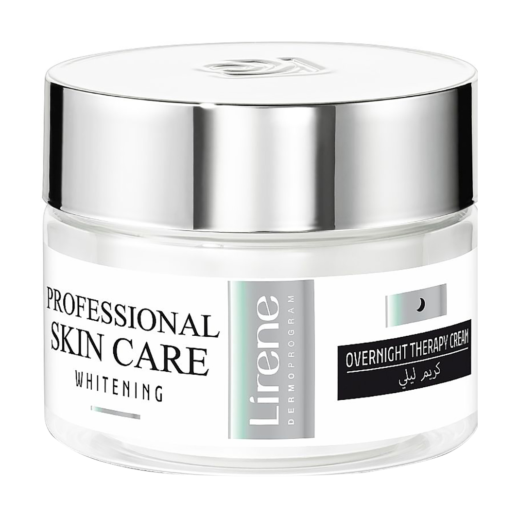

Нічний крем для обличчя Lirene Professional Skin Care Whitening, 50 мл