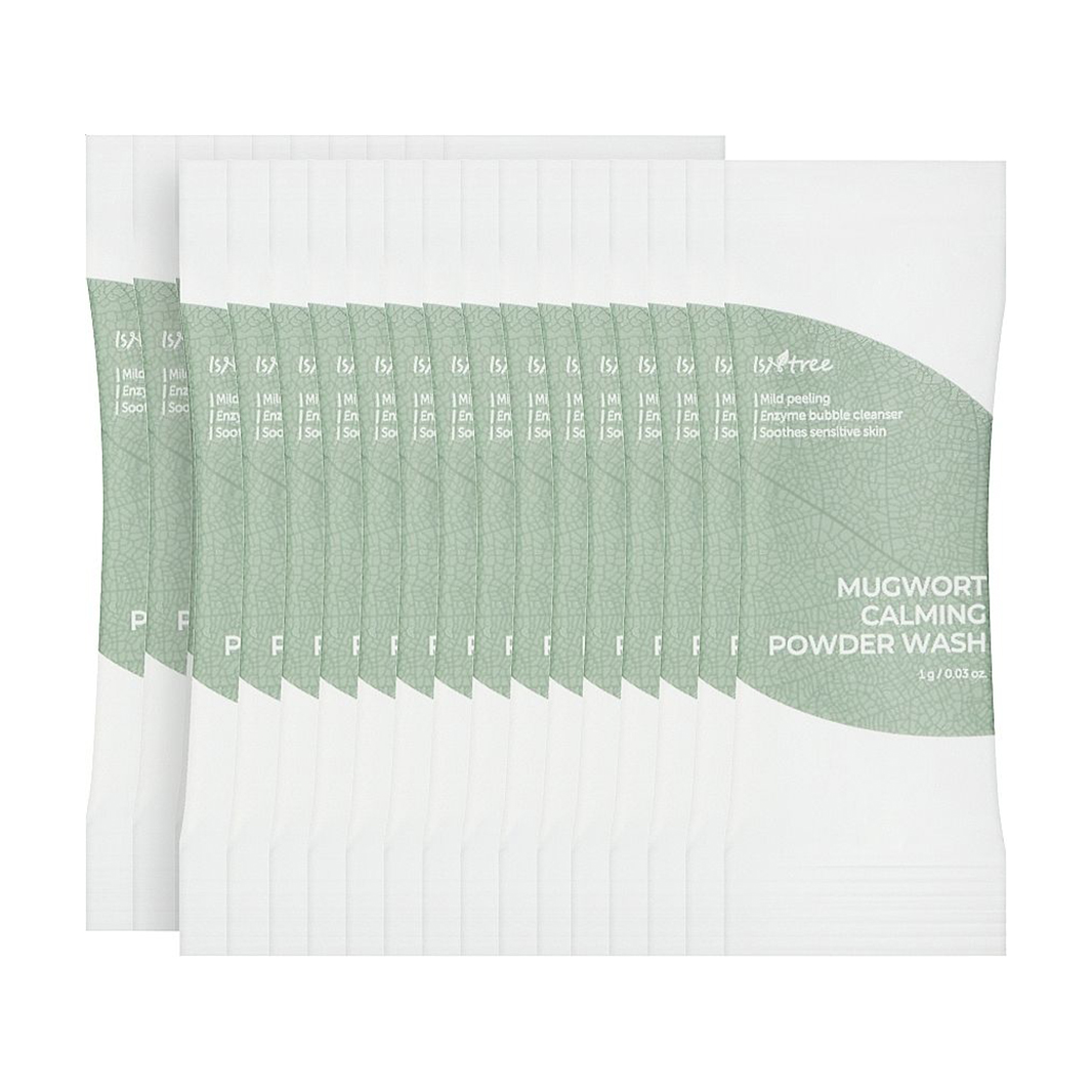 

Ензимна пудра для вмивання IsNtree Mugwort Calming Powder Wash з екстрактом полину, 25*1 г