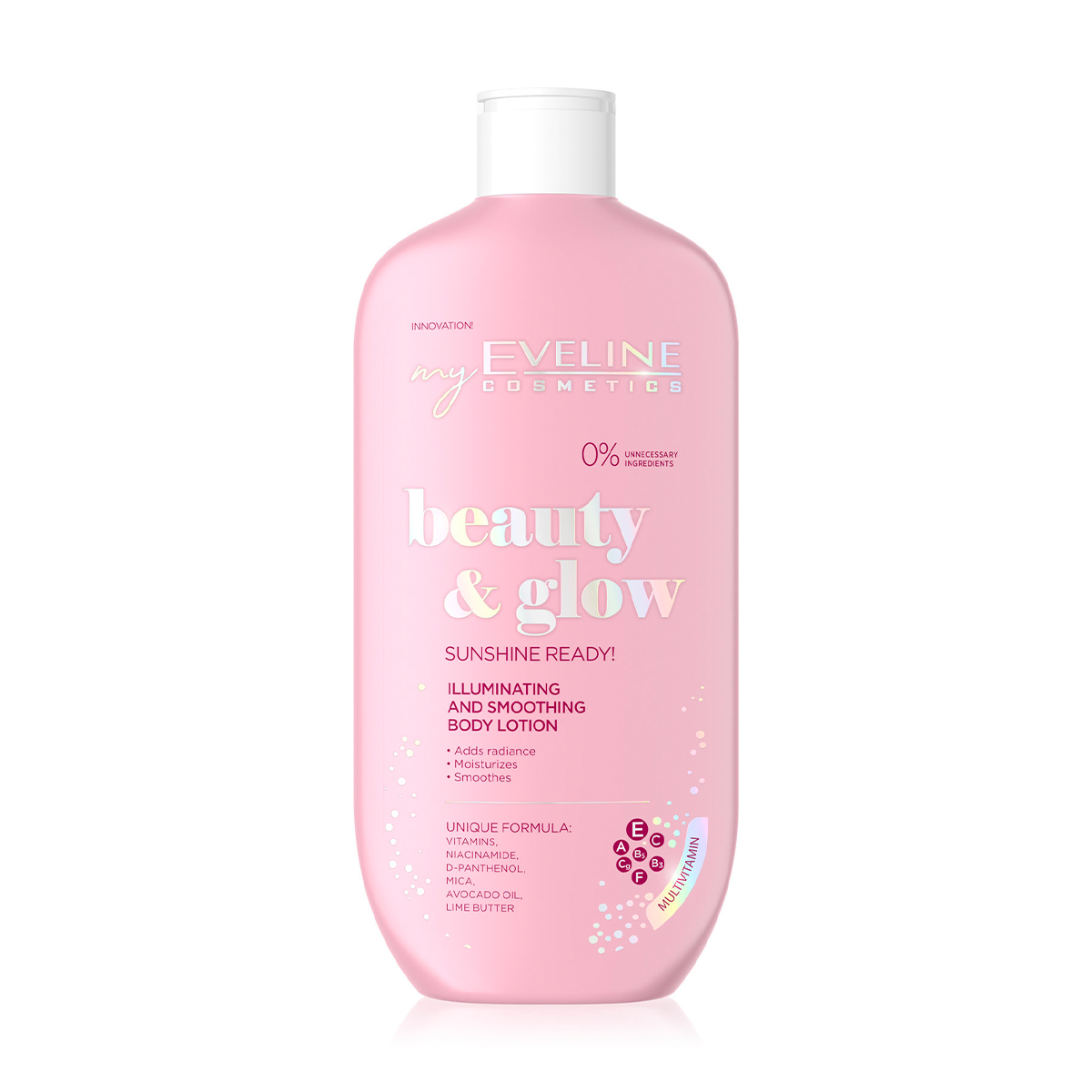 

Уцінка! Розгладжувальний лосьйон для тіла Eveline Cosmetics Beauty & Glow Sunshine Ready! з ефектом сяйва, 350 мл
