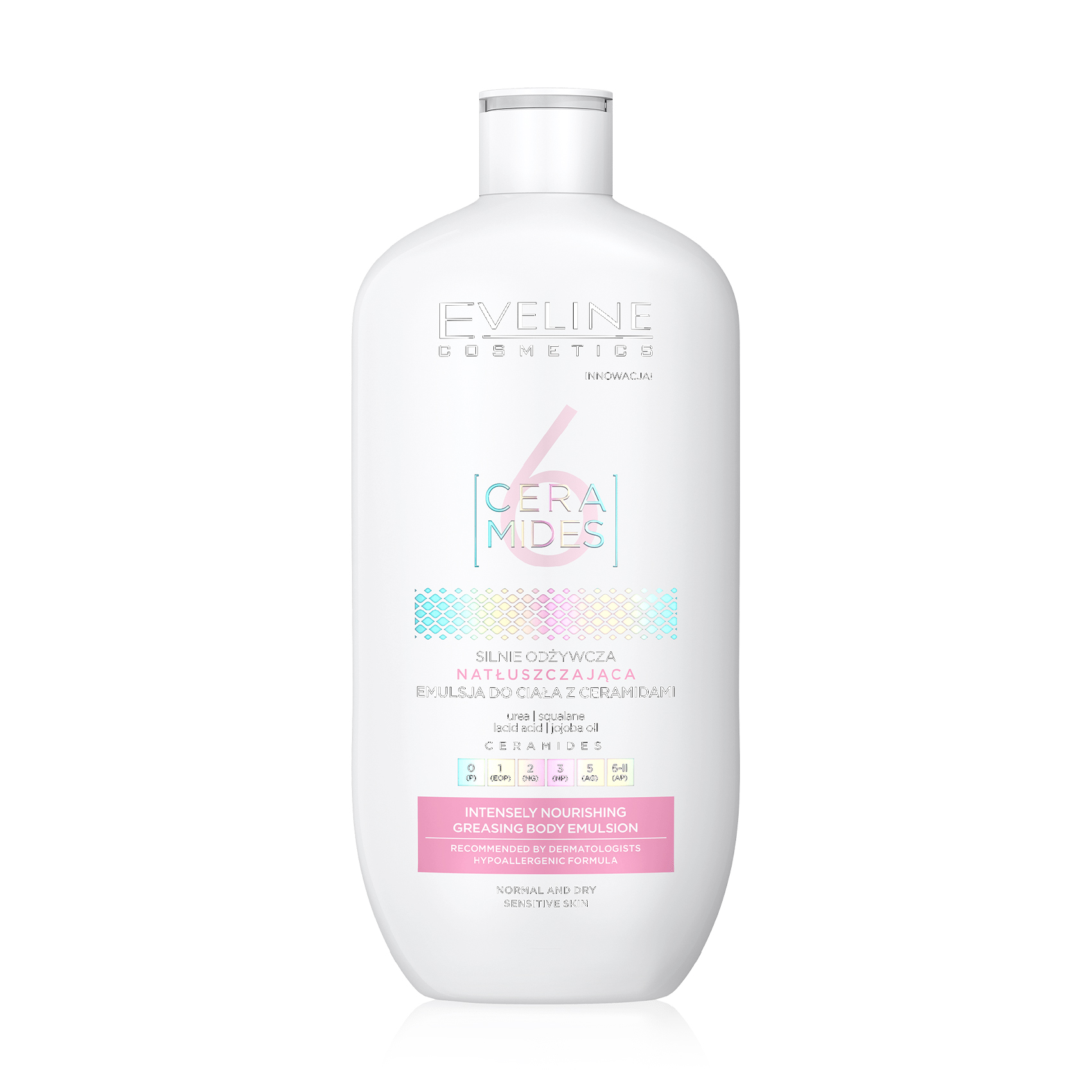 

Уцінка! Живильна емульсія для тіла Eveline Cosmetics 6 Ceramides Intensely Nourishing Greasing Body Emulsion, 350 мл