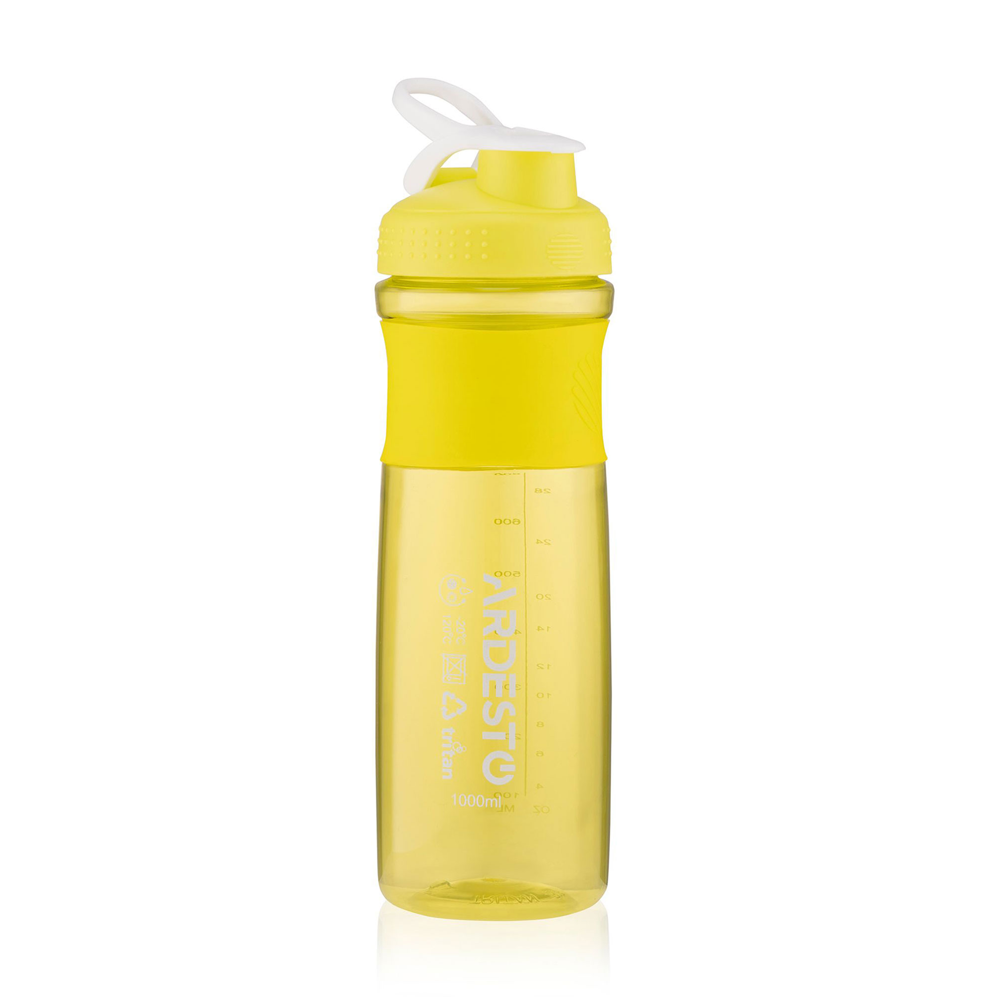 

Пляшка для води Ardesto Smart Bottle тританова, жовта, 1 л (AR2204TZ)