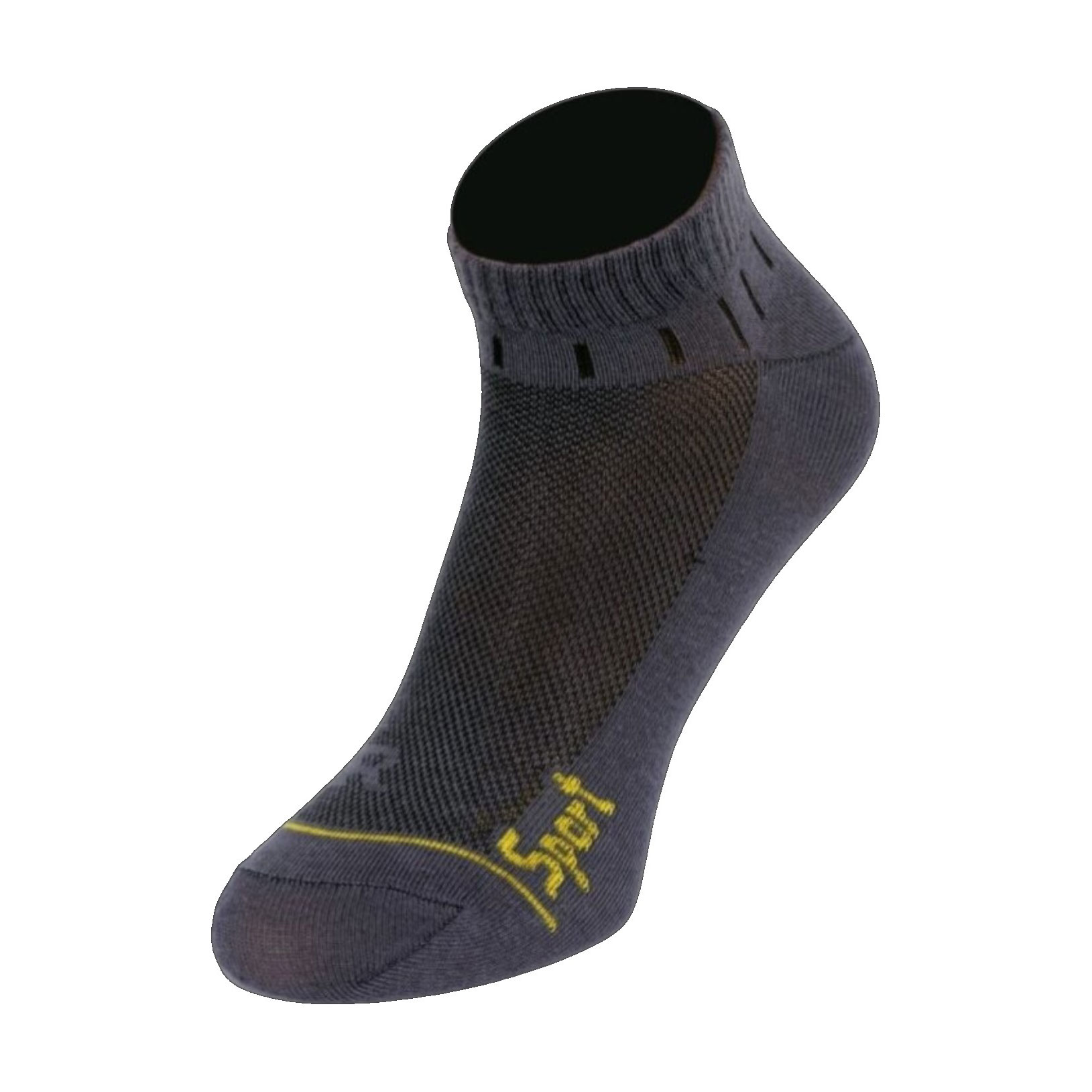 

Шкарпетки чоловічі Modna Zona RT1121-021 Sport короткі, сітка, сірі, розмір 43-46