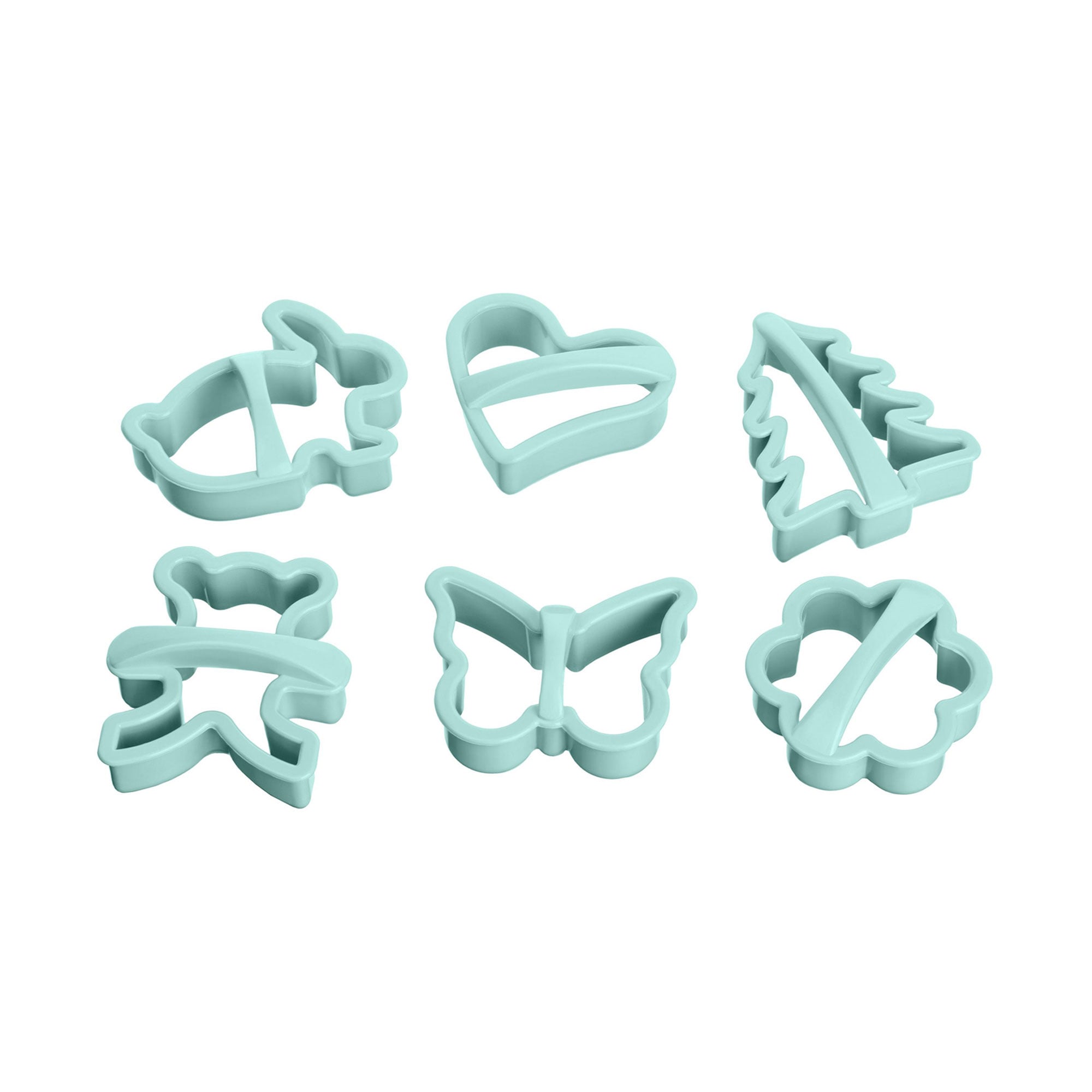 

Набір форм для випікання печива Ardesto Tasty Baking блакитний тіфані, 6 шт (AR2308TP)