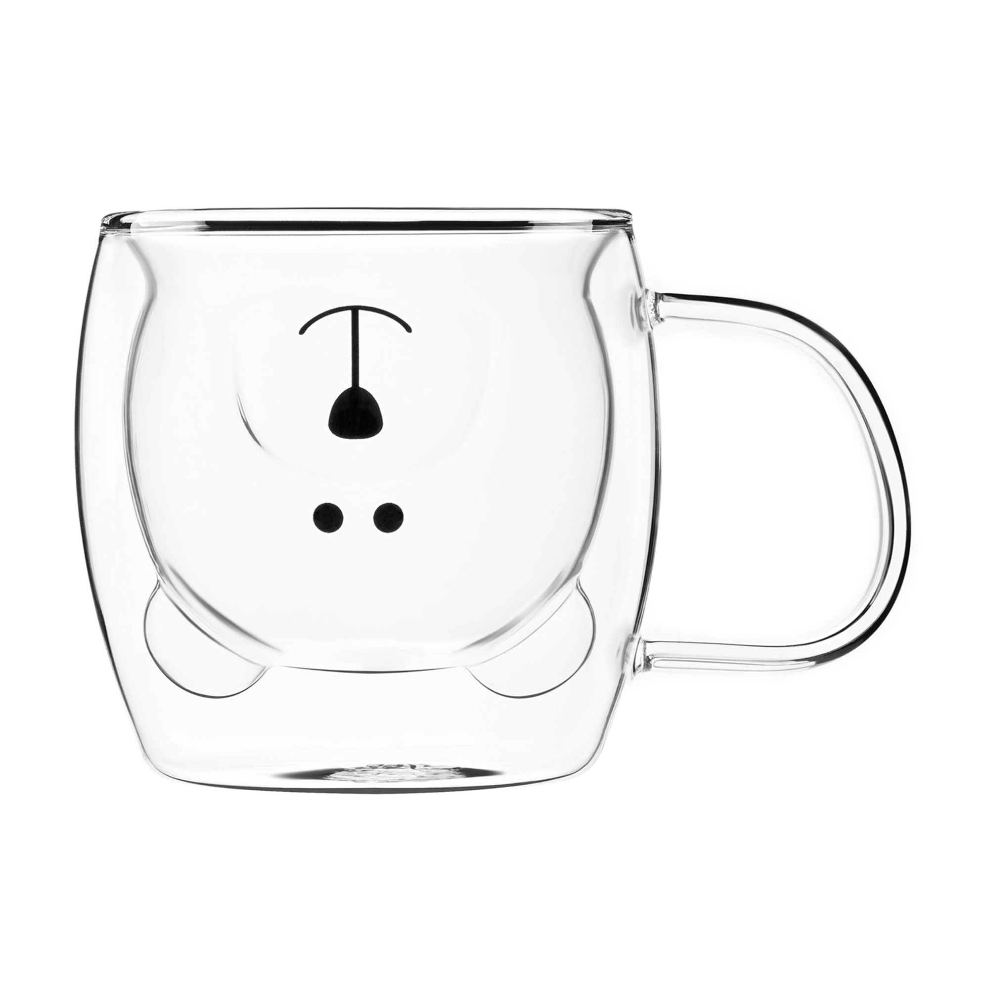 

Набір чашок з подвійними стінками Ardesto Animals, 2*250 мл (AR2625GHA)